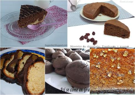 Chocolate en bizcochos y tortas