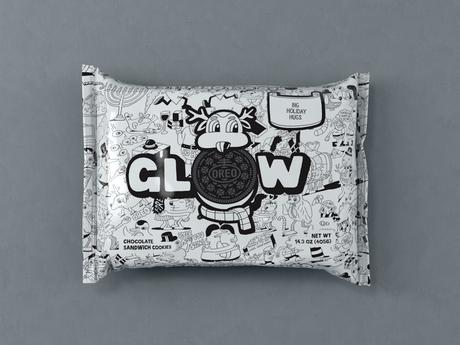 Oreo crea un packaging para colorear estas navidades