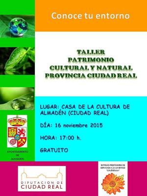 Charla sobre Patrimonio Cultural y Natural en la provincia de Ciudad Real