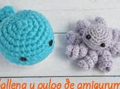 Ballena pulpo amigurumi