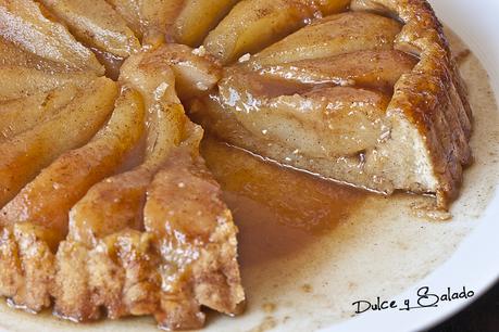 Tarta Tatín de Peras Especiadas