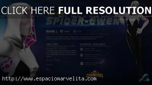 Spider-Gwen en Marvel Contest of Champions