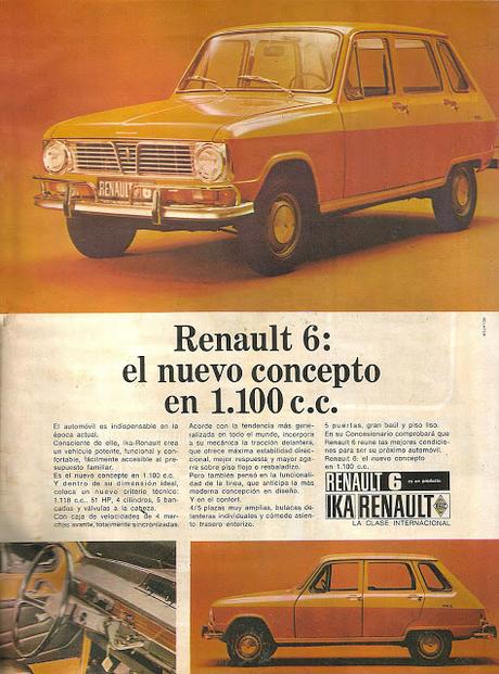 Renault 6, una evolución del Renault 4