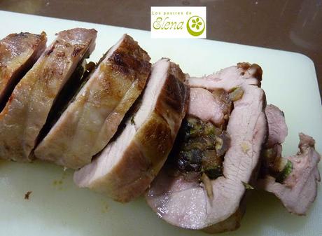 Pierna de cordero rellena con escalivada
