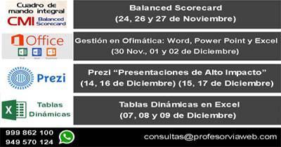 Cursos para Empresas y Profesionales