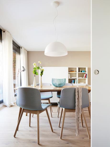 Wooden dining room