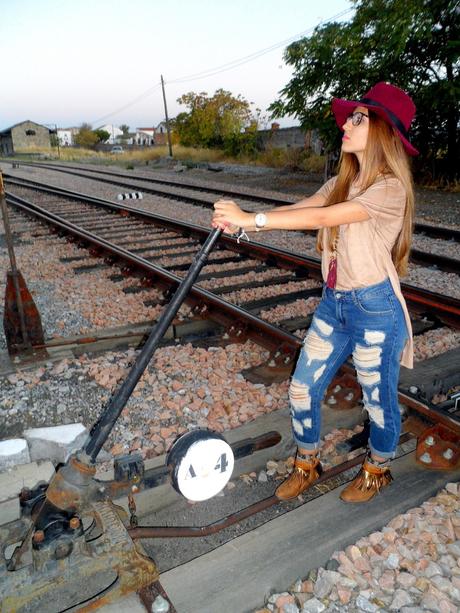 Vaqueros boyfriend y maxi camiseta