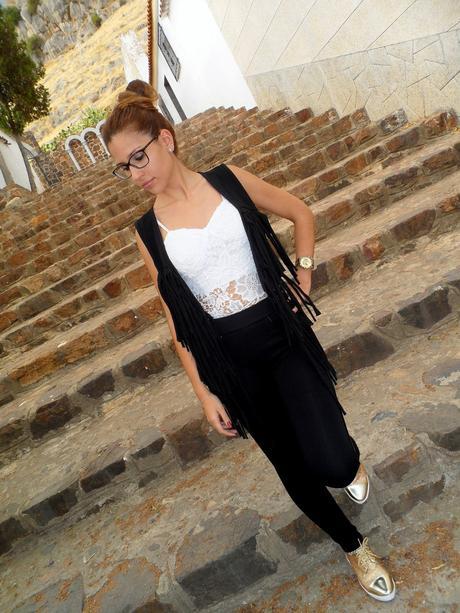 BLACK FRINGED BLACK FRINGED