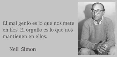 El mal genio y el orgullo, lo que alimenta nuestros problemas