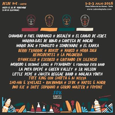 El Festival Cabo de Plata 2016 suma a Fuel Fandango, Rozalén, Sho Hai & Xhelazz, Boikot...