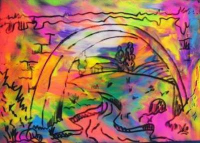 Esgrafiado con plastilina