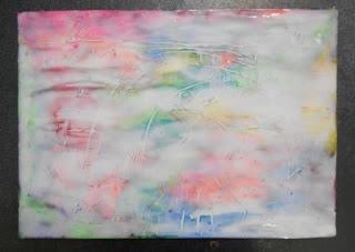 Esgrafiado con plastilina