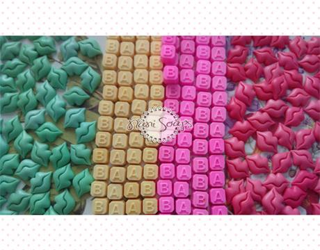 jabones nombre letras comunion bautizo