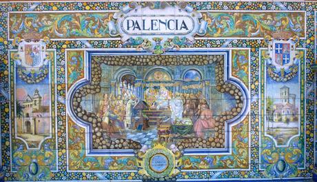 Los bancos de la Plaza de España (41): Palencia