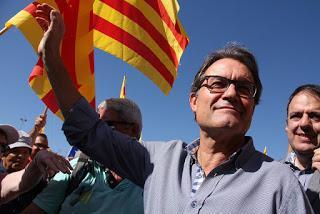 Artur Mas al final de la escapada