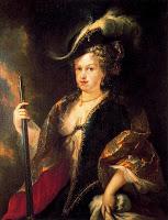 Doña Bárbara de Flores. temblequeña que fué Ama de Cámara de S.M. Luis I de Borbón.