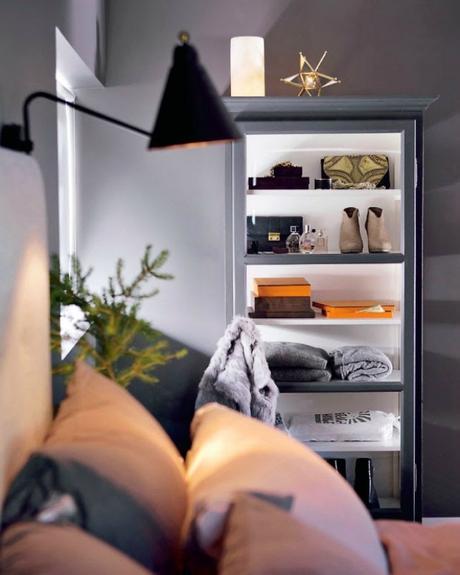 Decoración nórdica de Navidad en verde