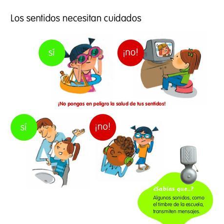 El cuidado de nuestros sentidos: 3er grado