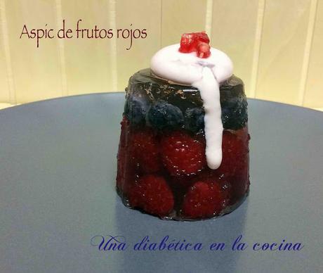 Aspic de frutos rojos