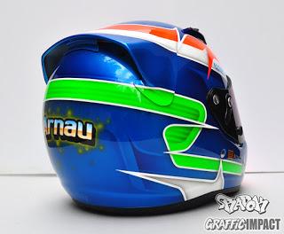 Arai ck6 aerografiado