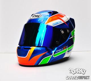 Arai ck6 aerografiado