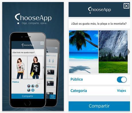 captura de pantalla de ChooseApp