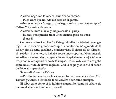 Magisterium 2 (Parte del primer capítulo)