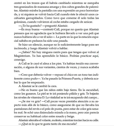 Magisterium 2 (Parte del primer capítulo)