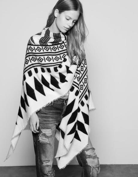 Outfit low cost: Ponchos para otoño Outfit low cost: Ponchos para otoño