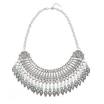 Haul de moda con Yoins: Collar, top burdeos, falda lápiz tipo cuero (Review, Haul, Info)