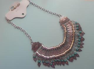 Haul de moda con Yoins: Collar, top burdeos, falda lápiz tipo cuero (Review, Haul, Info)