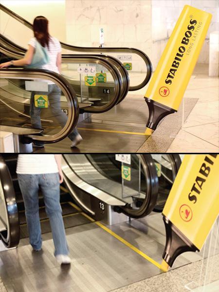 28 ejemplos creativos de publicidad en escaleras
