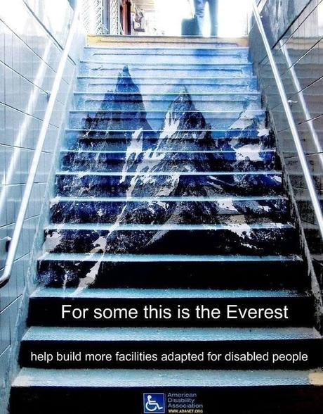 28 ejemplos creativos de publicidad en escaleras