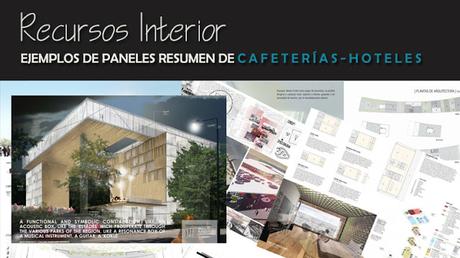 7 Ejemplos de panel resumen: Cafeterías, hoteles y restaurantes