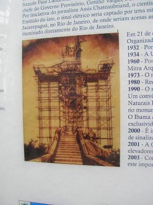 Construcción del Cristo de Río Construcción Cristo Corcovado, Rio de Janeiro, Brasil, La vuelta al mundo de Asun y Ricardo, round the world, mundoporlibre.com