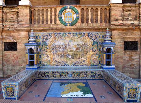 Los bancos de la Plaza de España (42): Pontevedra.