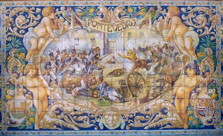 Los bancos de la Plaza de España (42): Pontevedra.