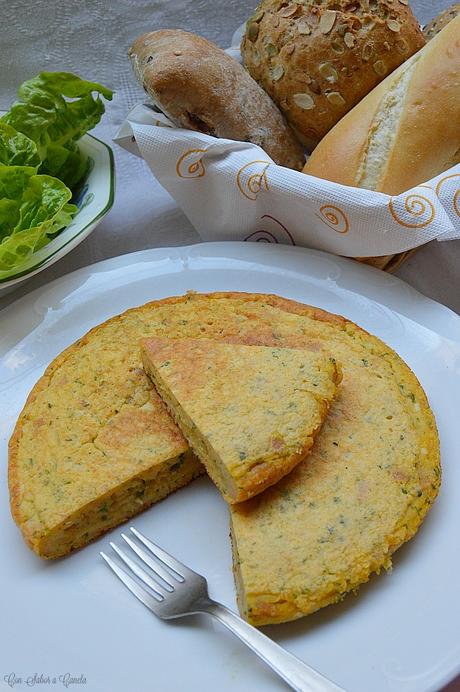 Tortilla salada de pan