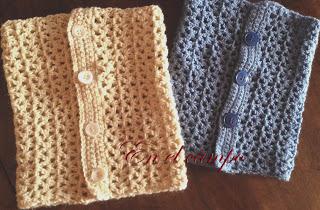 Cuellos de lana a crochet. ¿Qué os parece como regalo?