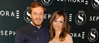 Juan Peña y Sonia González, con los más pequeños