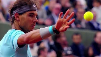 Rafa Nadal hoy en el Masters de Londres