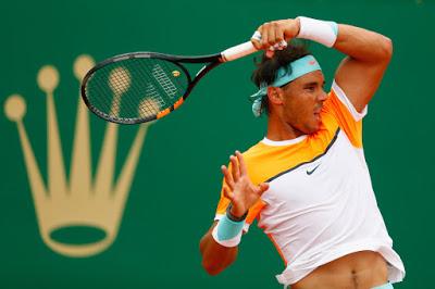 Rafa Nadal hoy en el Masters de Londres