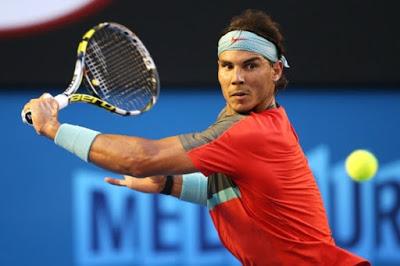 Rafa Nadal hoy en el Masters de Londres