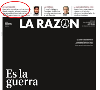 Medios españoles presentan a periodista como terrorista