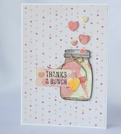 Tarjeta “Thanks a bunch”