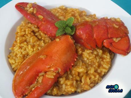 Arroz caldoso con bogavante olla GM