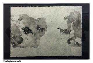 Obra sobre papel en Algorta. Clara Alvarez y Edith Hatton