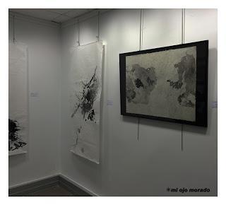 Obra sobre papel en Algorta. Clara Alvarez y Edith Hatton