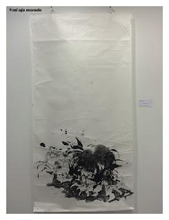 Obra sobre papel en Algorta. Clara Alvarez y Edith Hatton