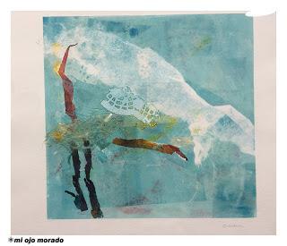 Obra sobre papel en Algorta. Clara Alvarez y Edith Hatton